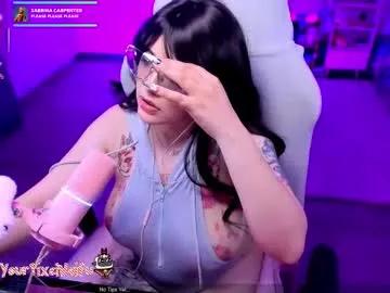 alyssaromanova — GOAL: Lotion in my Boobs [315 tokens remaining] Professional hentai taster uwu  PLUG TAIL!! 399TKNS!  #goth #bigboobs #squirt #bbw #anal