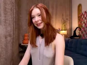 evaaura — GOAL: kiss cam  [6 tokens remaining]  six day here , a bit shy but so excited     let's make it special   #new #18 #natural #redhead #shy