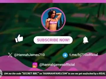 hannahjames710 on Chaturbate 