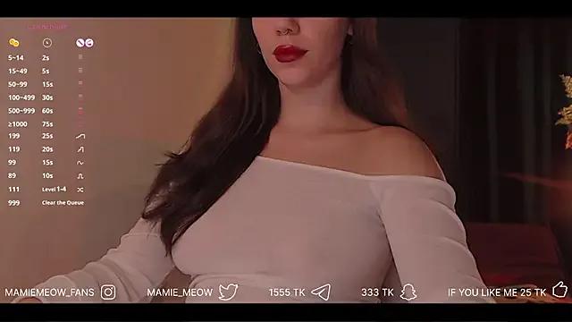 StripChat Mamiemeow is Freechat Mamiemeow — You are so sexy, Goddess